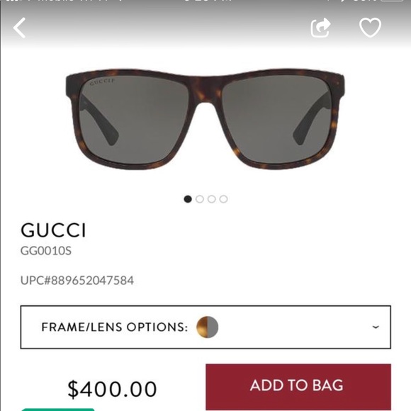Gucci Sunglasses - Picture 1 of 3